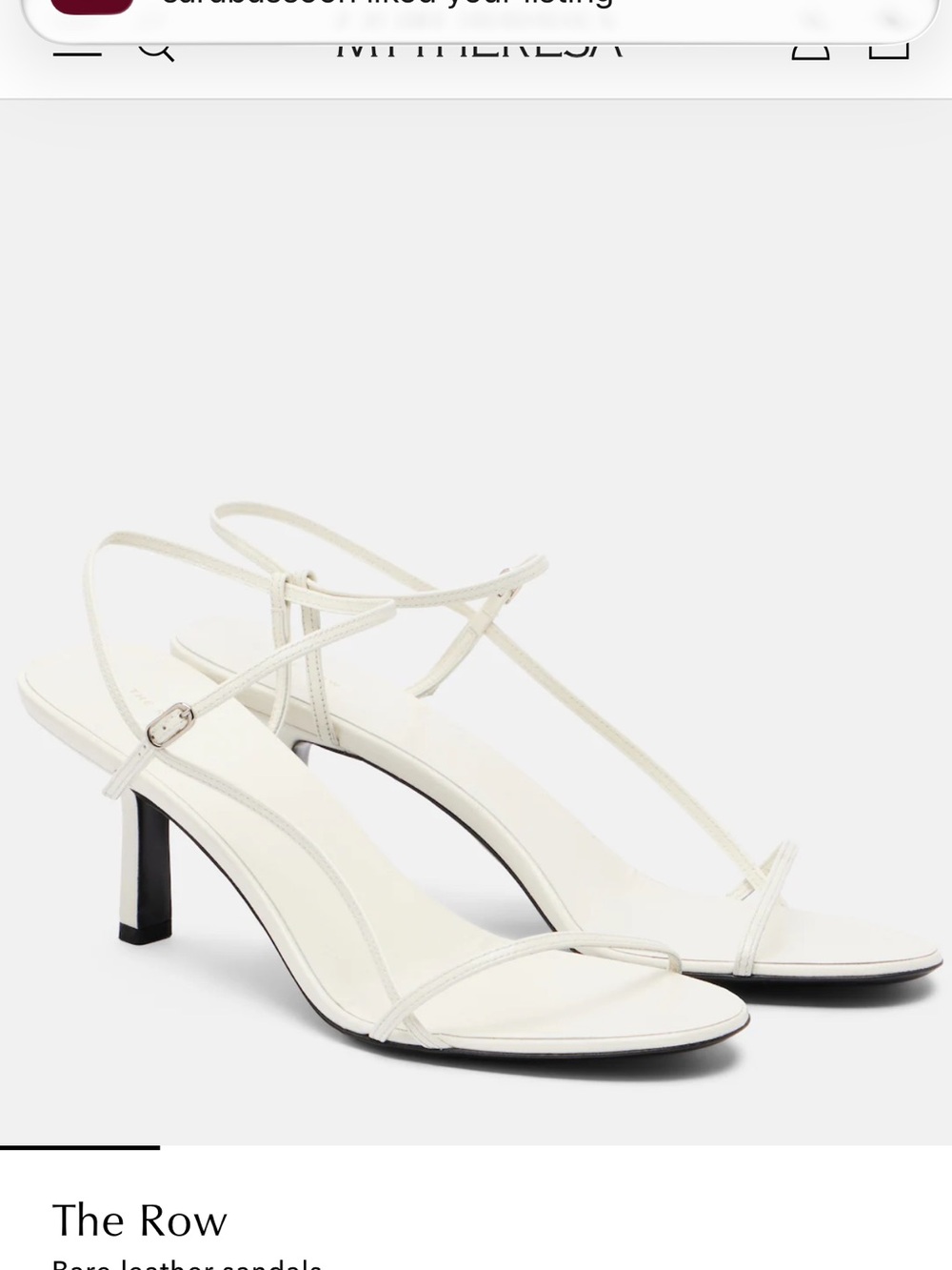 The Row Bare heels